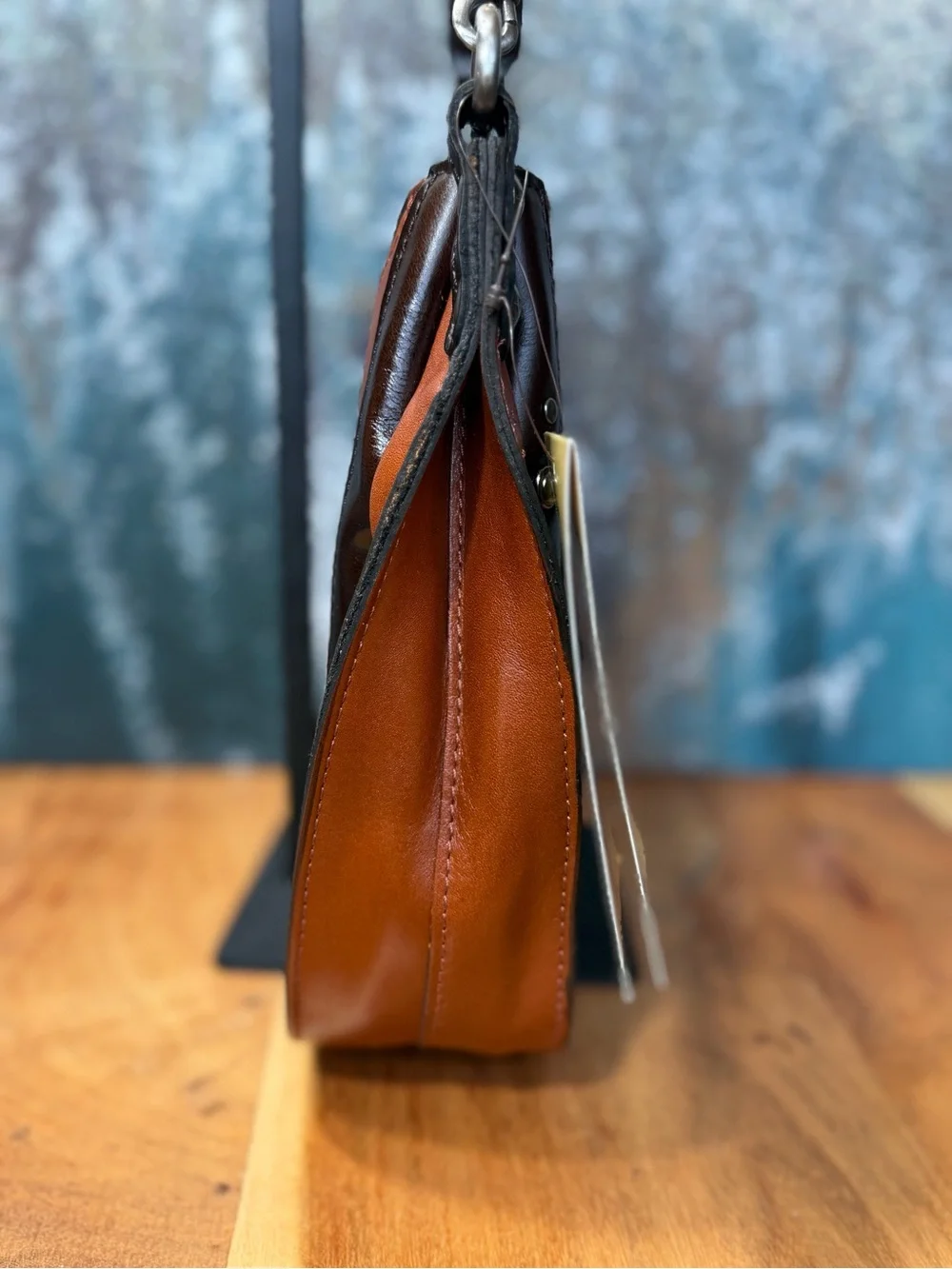 Patricia Nash Western 2010s Montana Camille Leather Hobo Crossbody